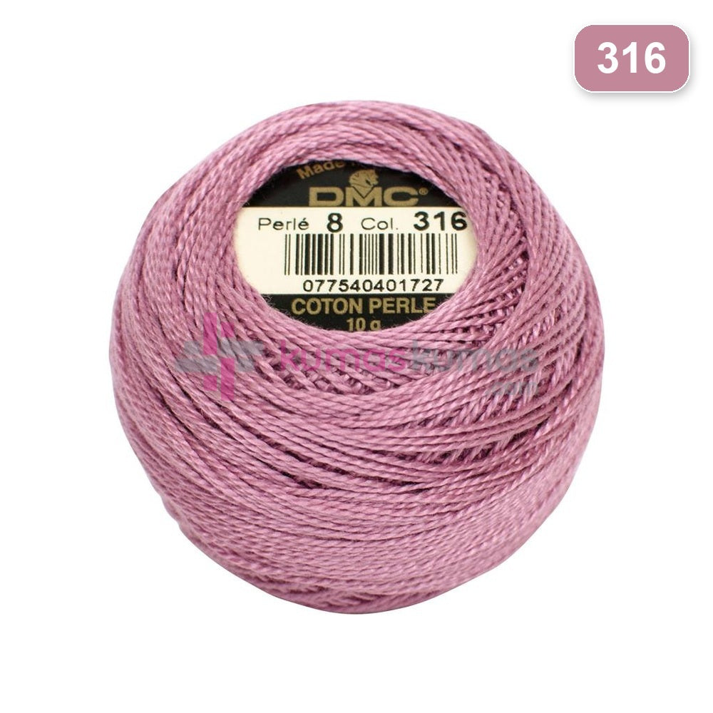 DMC No:8 Koton Perle 316