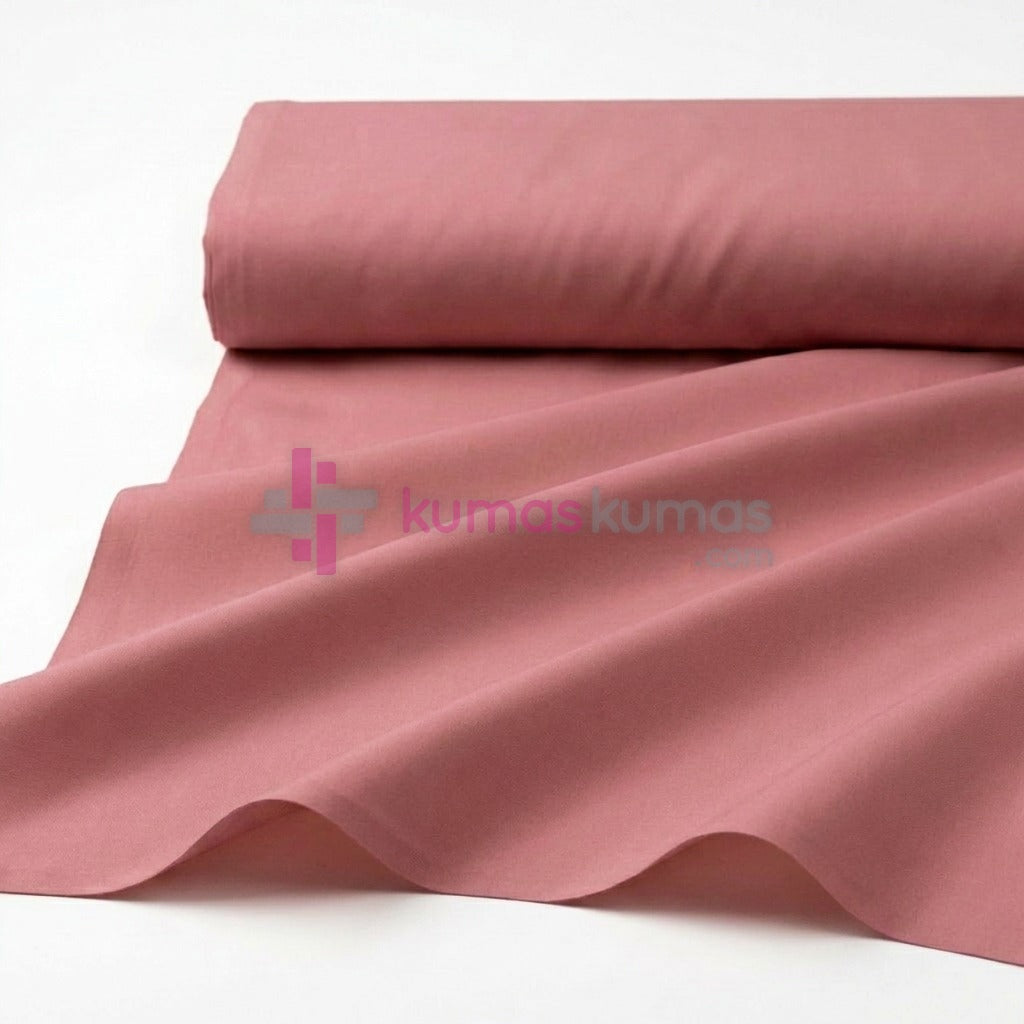 Duz Poplin 495 Koyu Gul Kurusu