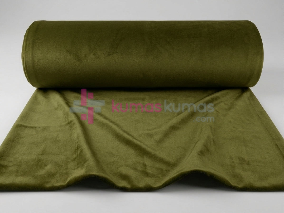 Tessuto per Tappezzeria in Velluto Tinta Unita Larghezza 300cm